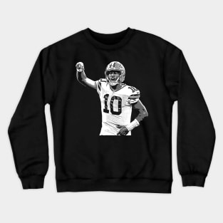 jordan love silhoutte Crewneck Sweatshirt